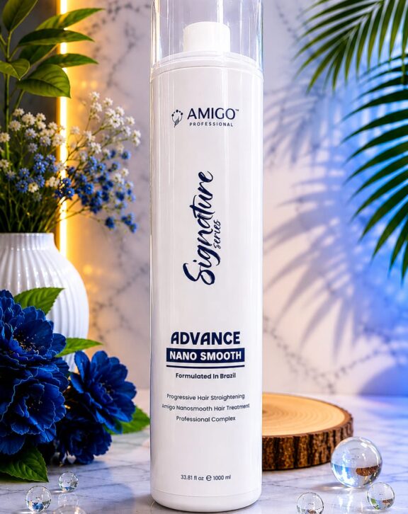 A revolutionary healing hair treatment formulated in Brazil to help repair, rebuild, and smooth the hair structure. This advanced professional formula is designed to straighten and transform hair between 90% to 100% while delivering a healthy, glossy finish.